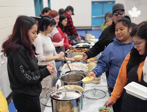 <p>Your gift helps provide community meals in Indigenous communities.</p>
