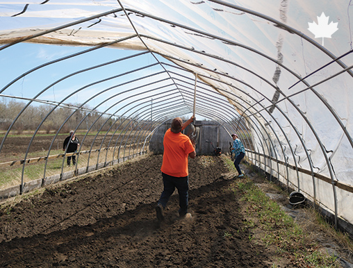 <p>Your gift will contribute toward building greenhouses to help grow seedlings for gardens.</p>
