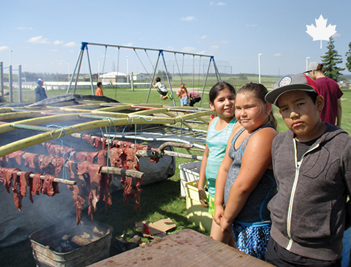 <p>This gift supports land-based classes led by Elders and Knowledge Holders that teach about traditional food harvesting, language, and culture. </p>
